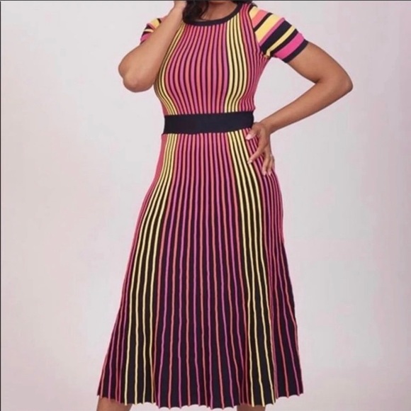 Colorful Stripe Dress - Picture 1 of 1